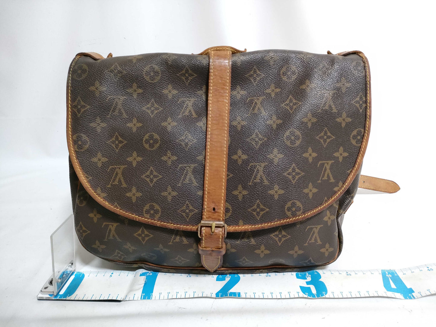 LOUIS VUITTON RFID Unverifiable Monogram Louis Vuitton Monogram Saumur 35 Shoulder Bag M42254/AR0922