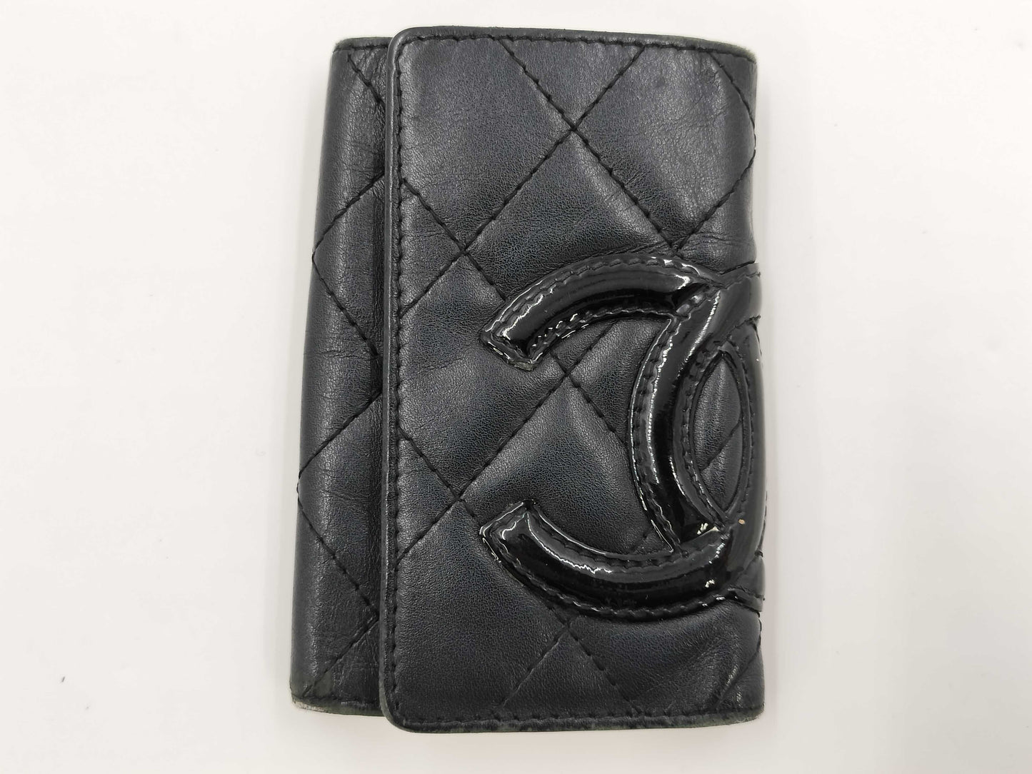 CHANEL Coco Mark Cambon Key Case with 3 Missing Stickers