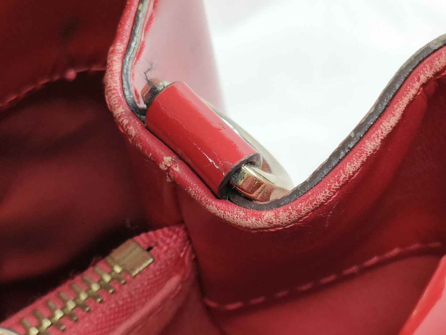 LOUIS VUITTON RFID Unverifiable CA 5104 Vernis LOUIS VUITTON Montaigne MM Handbag