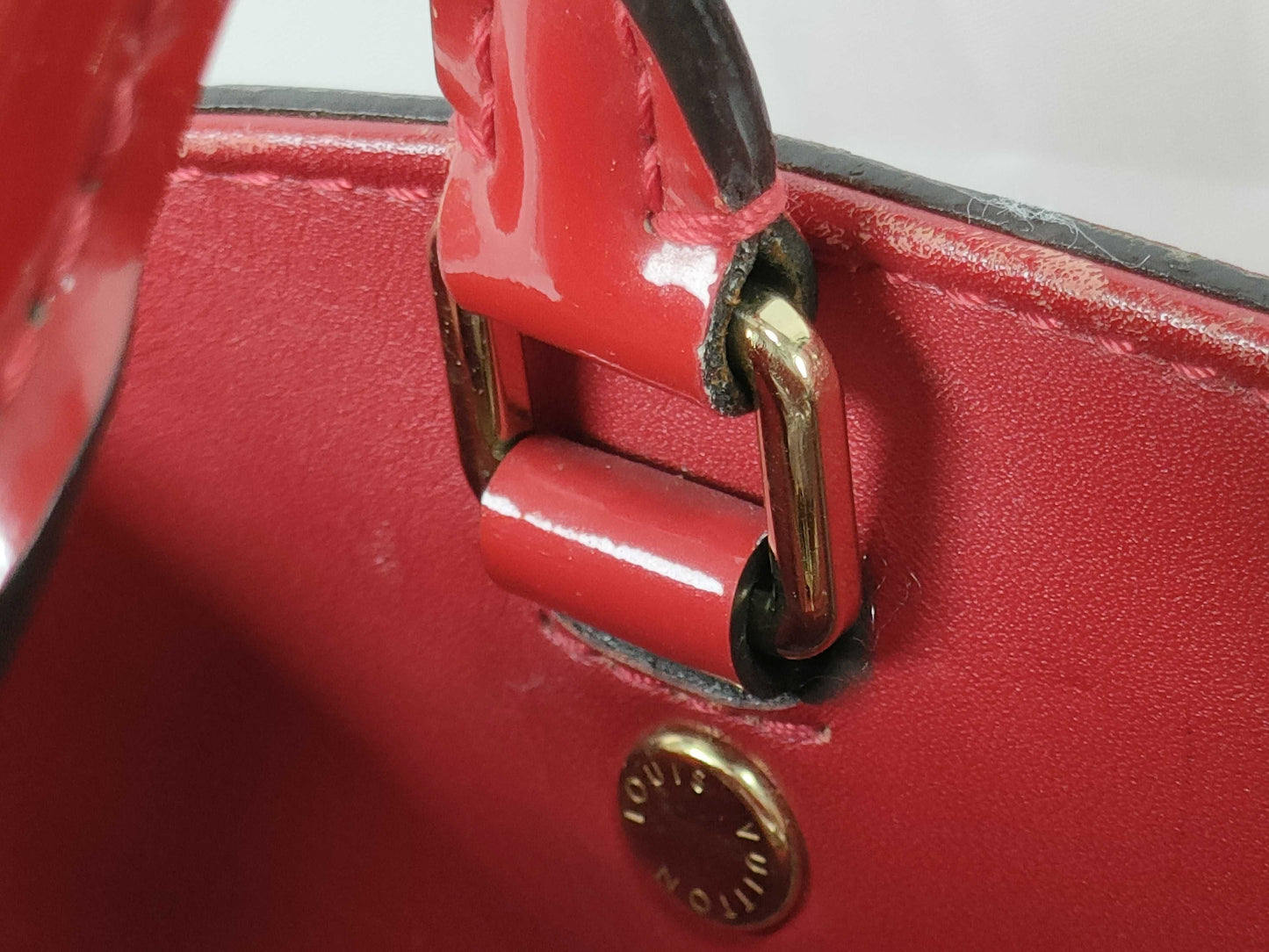 LOUIS VUITTON RFID Unverifiable CA 5104 Vernis LOUIS VUITTON Montaigne MM Handbag