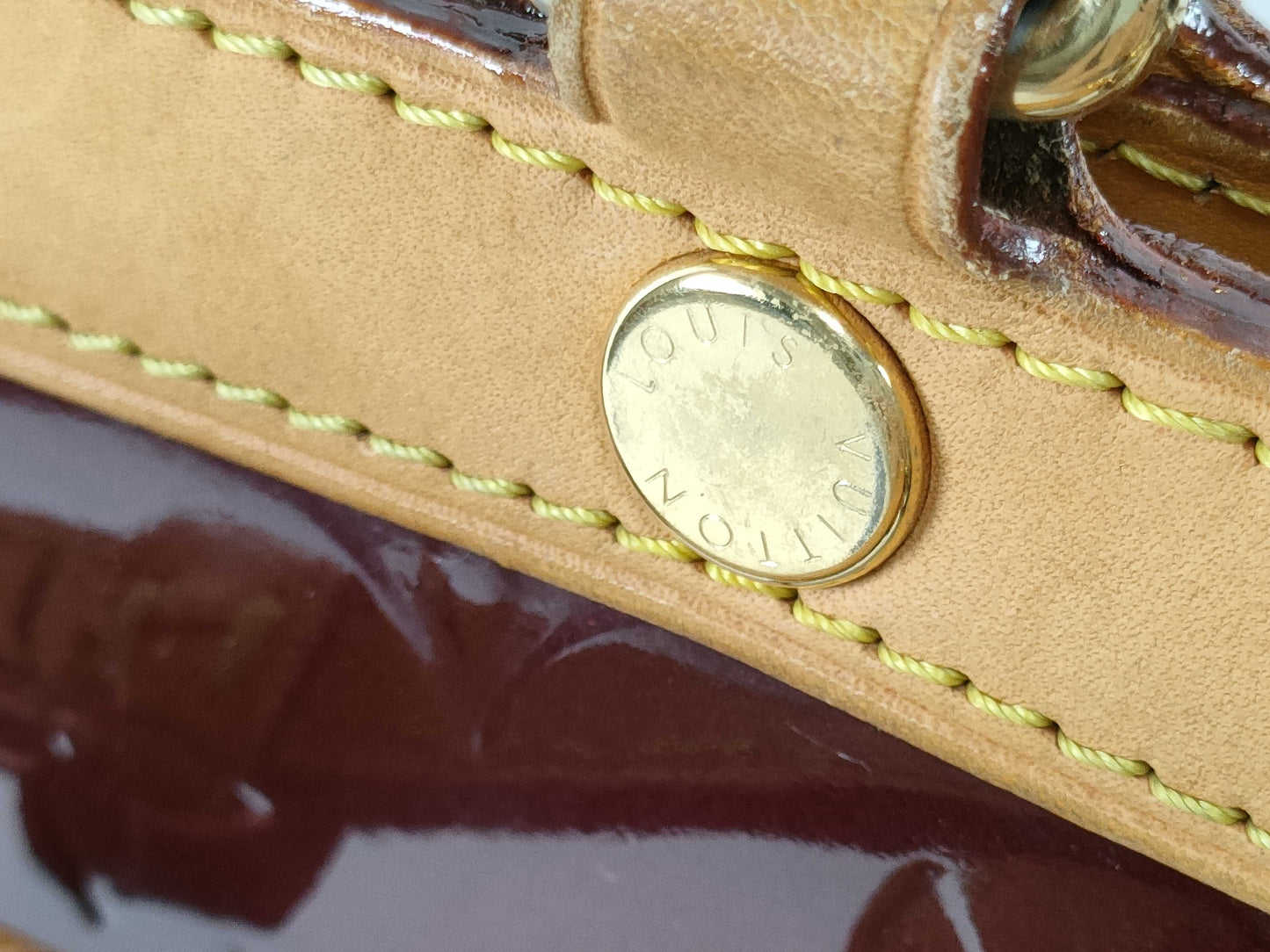 LOUIS VUITTON RFID Unverified DR 3172 Vernis LOUIS VUITTON Blair MM Handbag