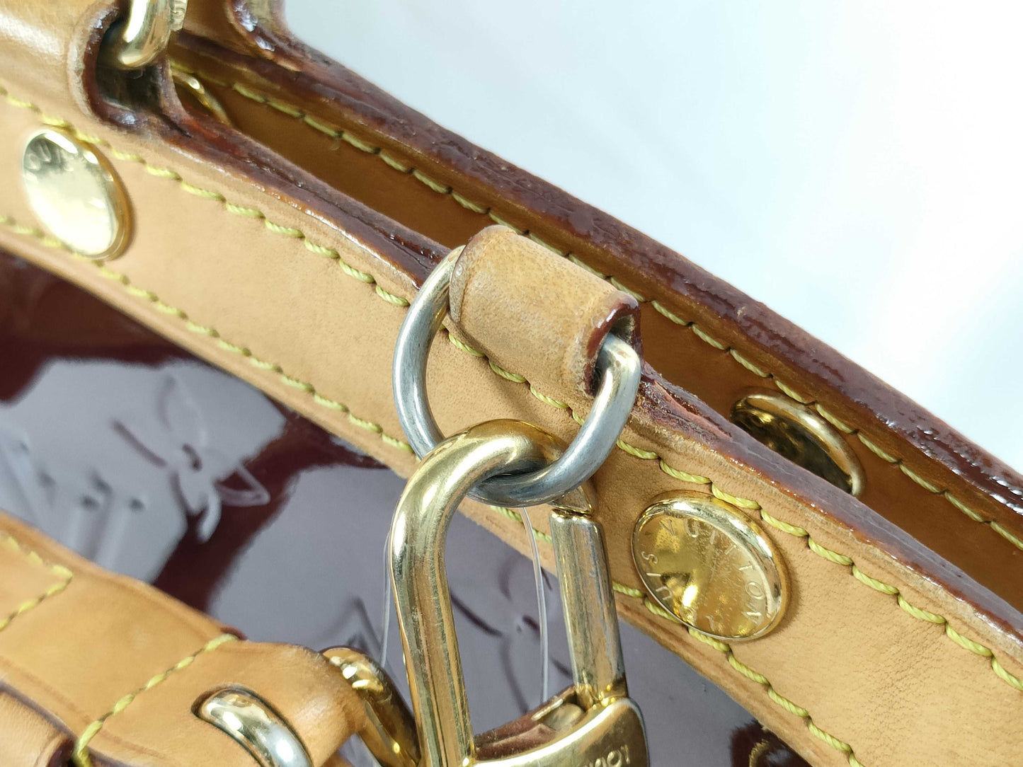 LOUIS VUITTON RFID Unverified DR 3172 Vernis LOUIS VUITTON Blair MM Handbag