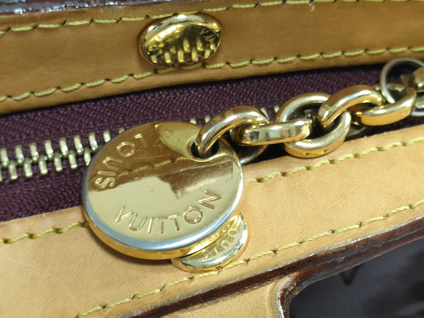 LOUIS VUITTON RFID Unverified DR 3172 Vernis LOUIS VUITTON Blair MM Handbag