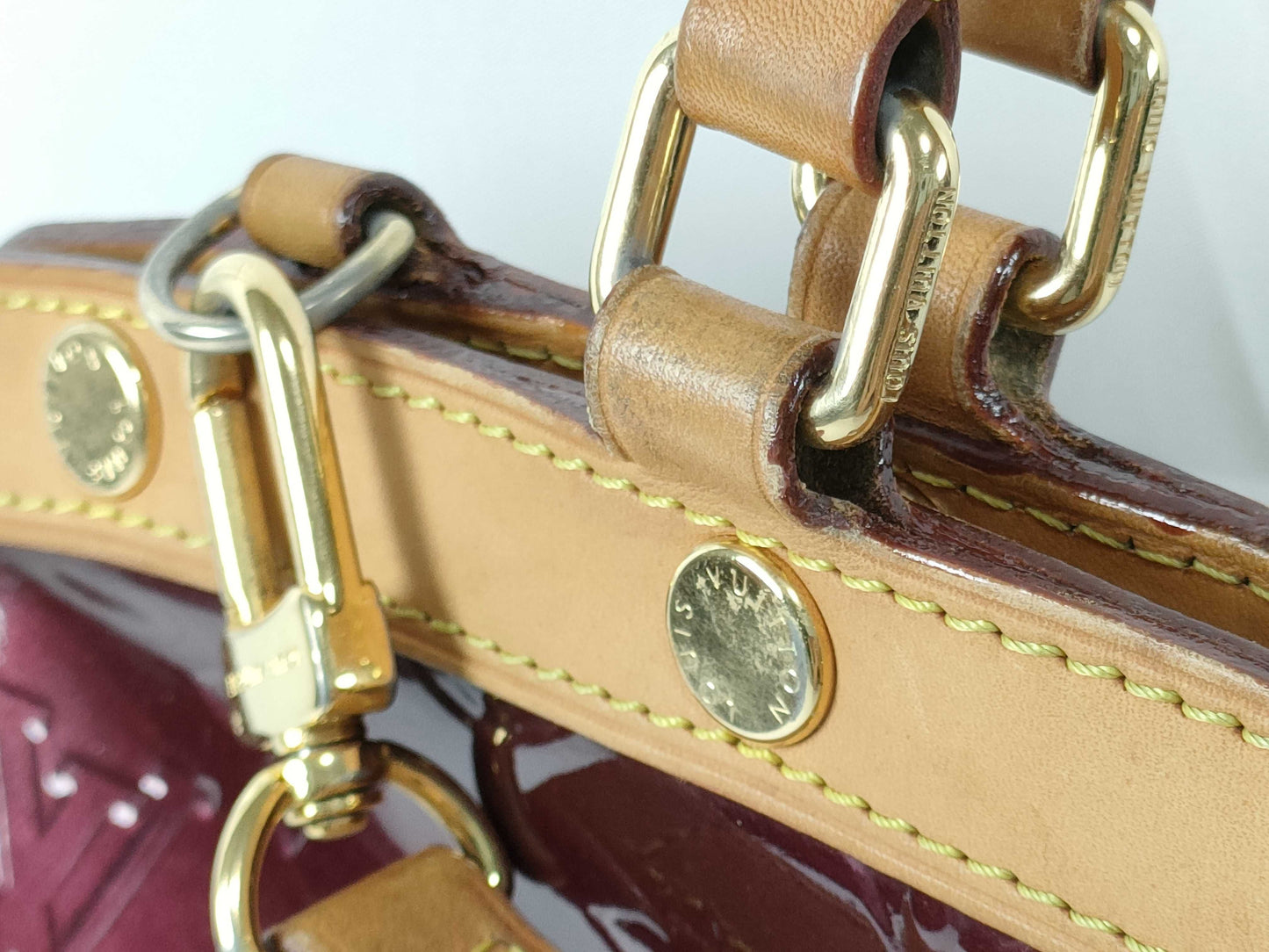 LOUIS VUITTON RFID Unverified DR 3172 Vernis LOUIS VUITTON Blair MM Handbag
