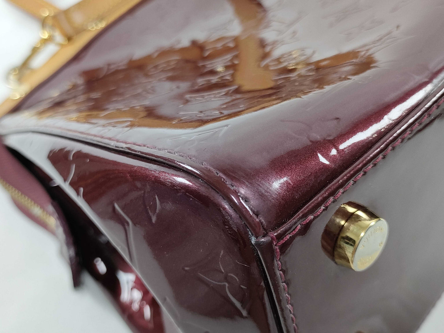 LOUIS VUITTON RFID Unverified DR 3172 Vernis LOUIS VUITTON Blair MM Handbag