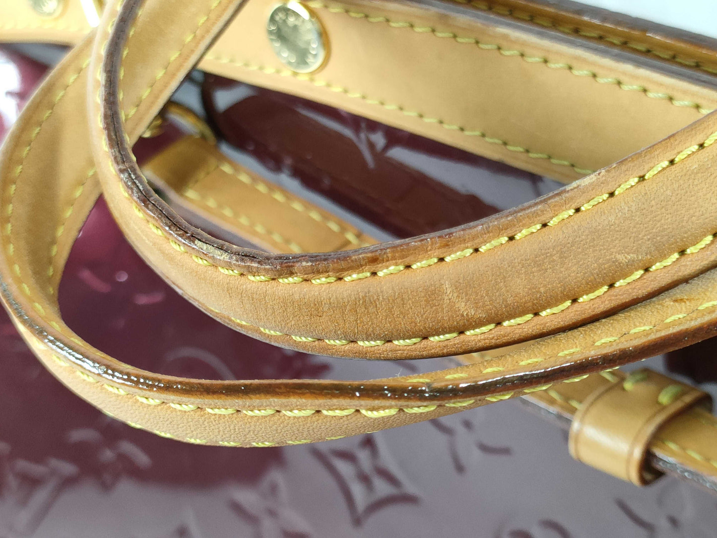 LOUIS VUITTON RFID Unverified DR 3172 Vernis LOUIS VUITTON Blair MM Handbag