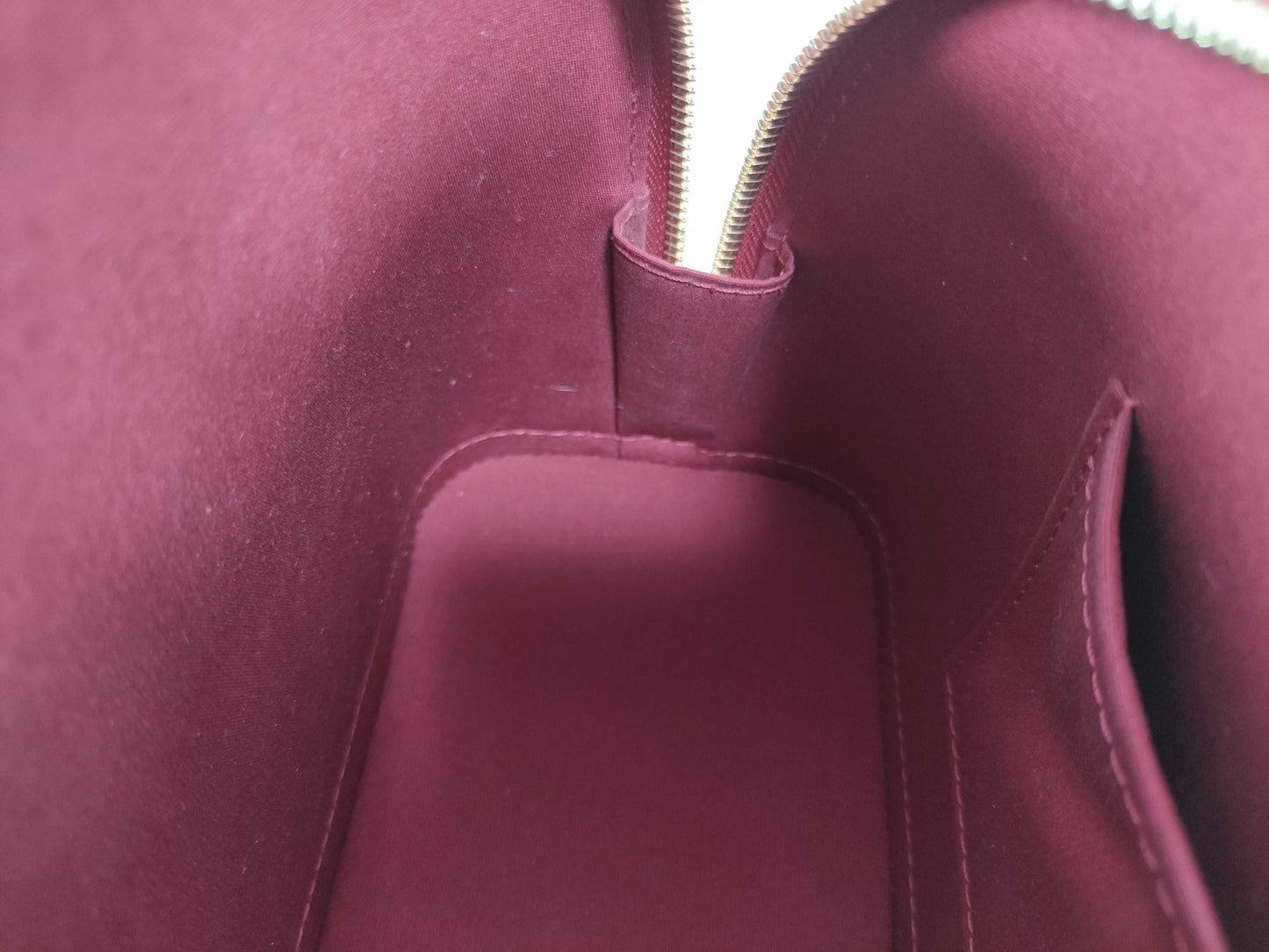 LOUIS VUITTON RFID Verified AA1104 Vernis LOUIS VUITTON Alma BB Handbag