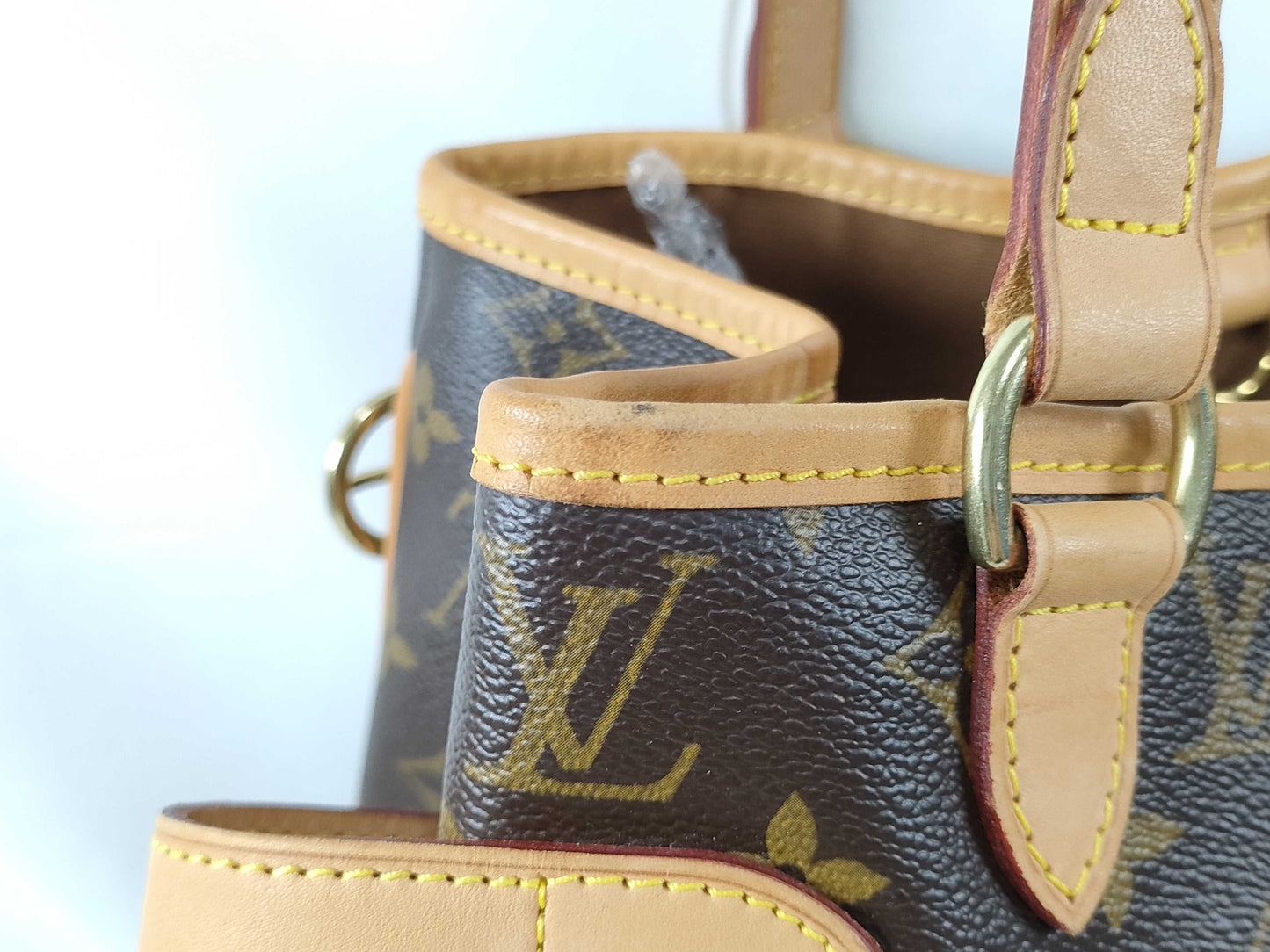 LOUIS VUITTON RFID Unverified CA 0055 Monogram LOUIS VUITTON Batignolles Verte Tote Bag