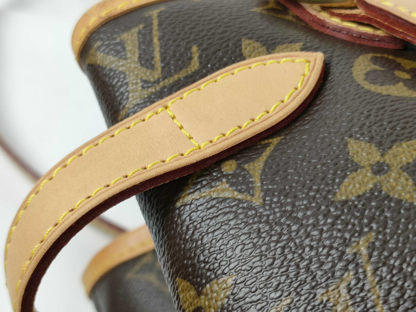 LOUIS VUITTON RFID Unverified CA 0055 Monogram LOUIS VUITTON Batignolles Verte Tote Bag