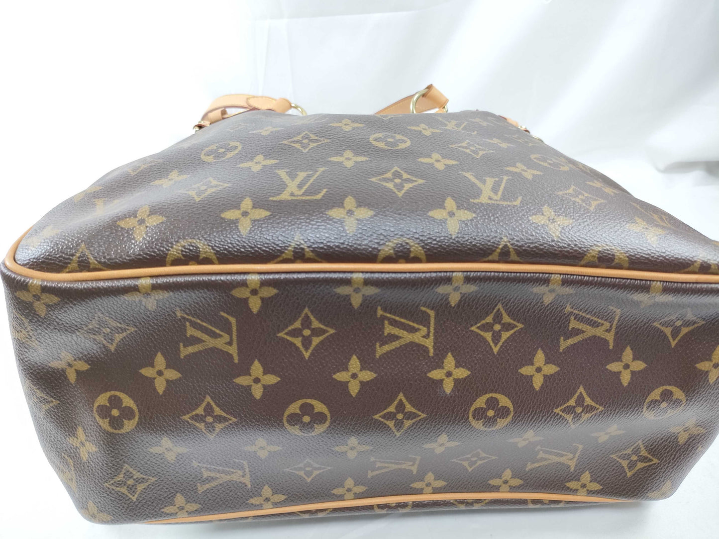 LOUIS VUITTON RFID Unverified CA 0055 Monogram LOUIS VUITTON Batignolles Verte Tote Bag
