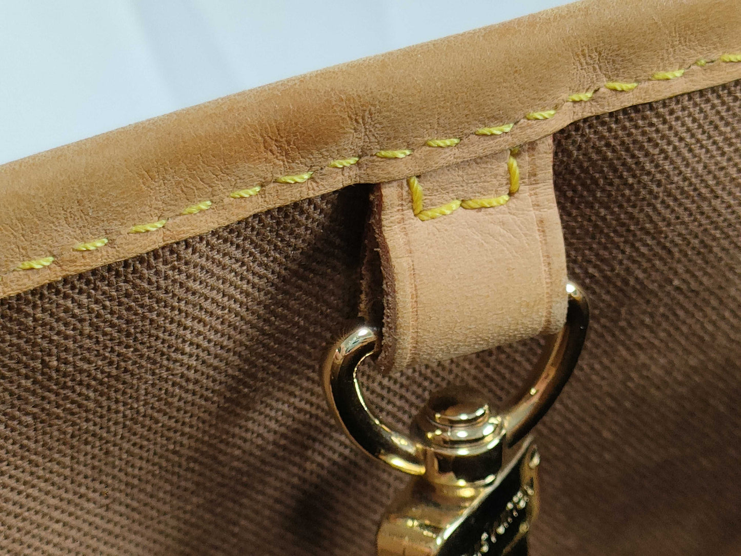 LOUIS VUITTON RFID Unverified CA 0055 Monogram LOUIS VUITTON Batignolles Verte Tote Bag