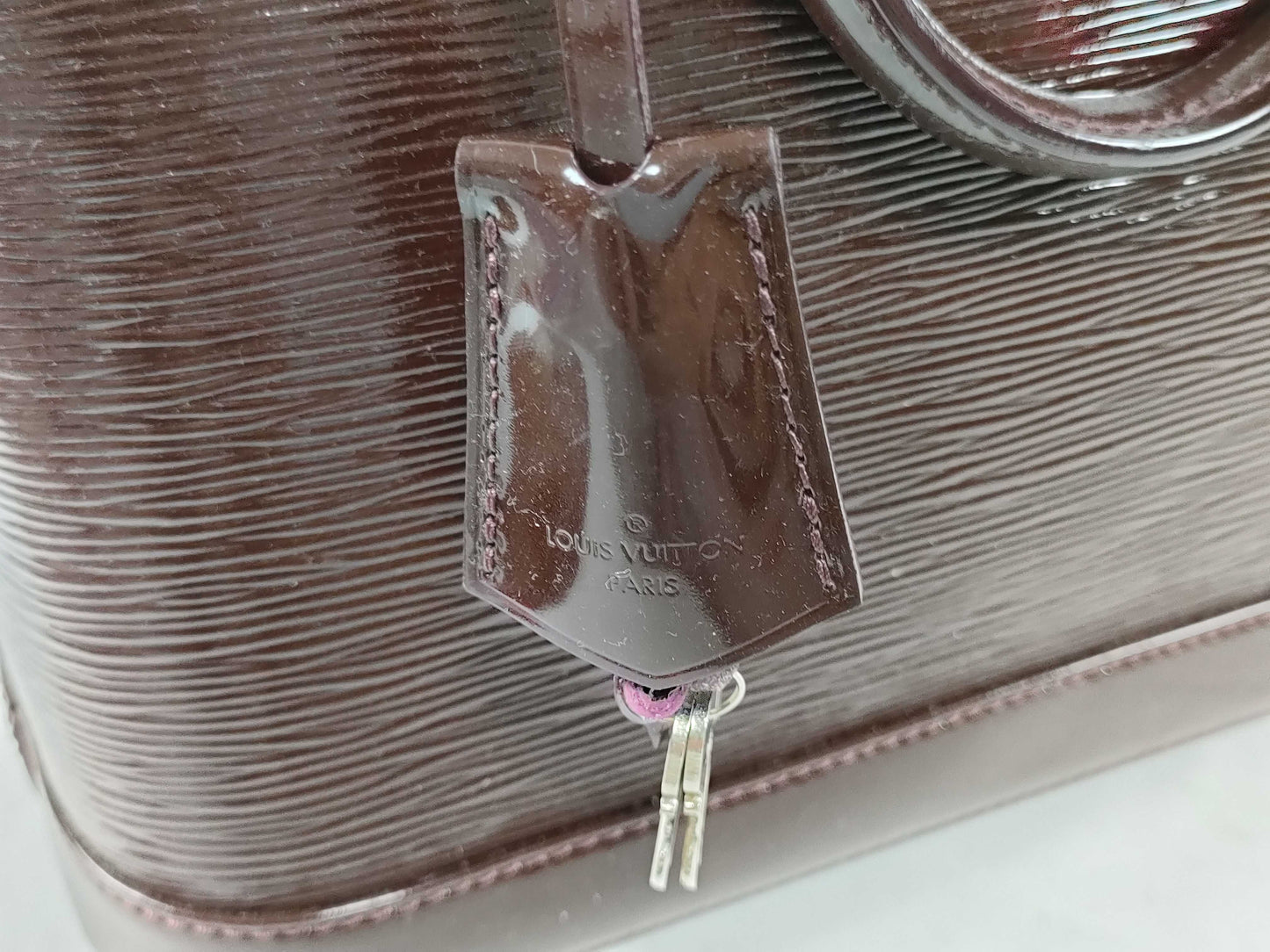 LOUIS VUITTON RFID Unverifiable FL 2142 Epi Louis Vuitton Alma Handbag