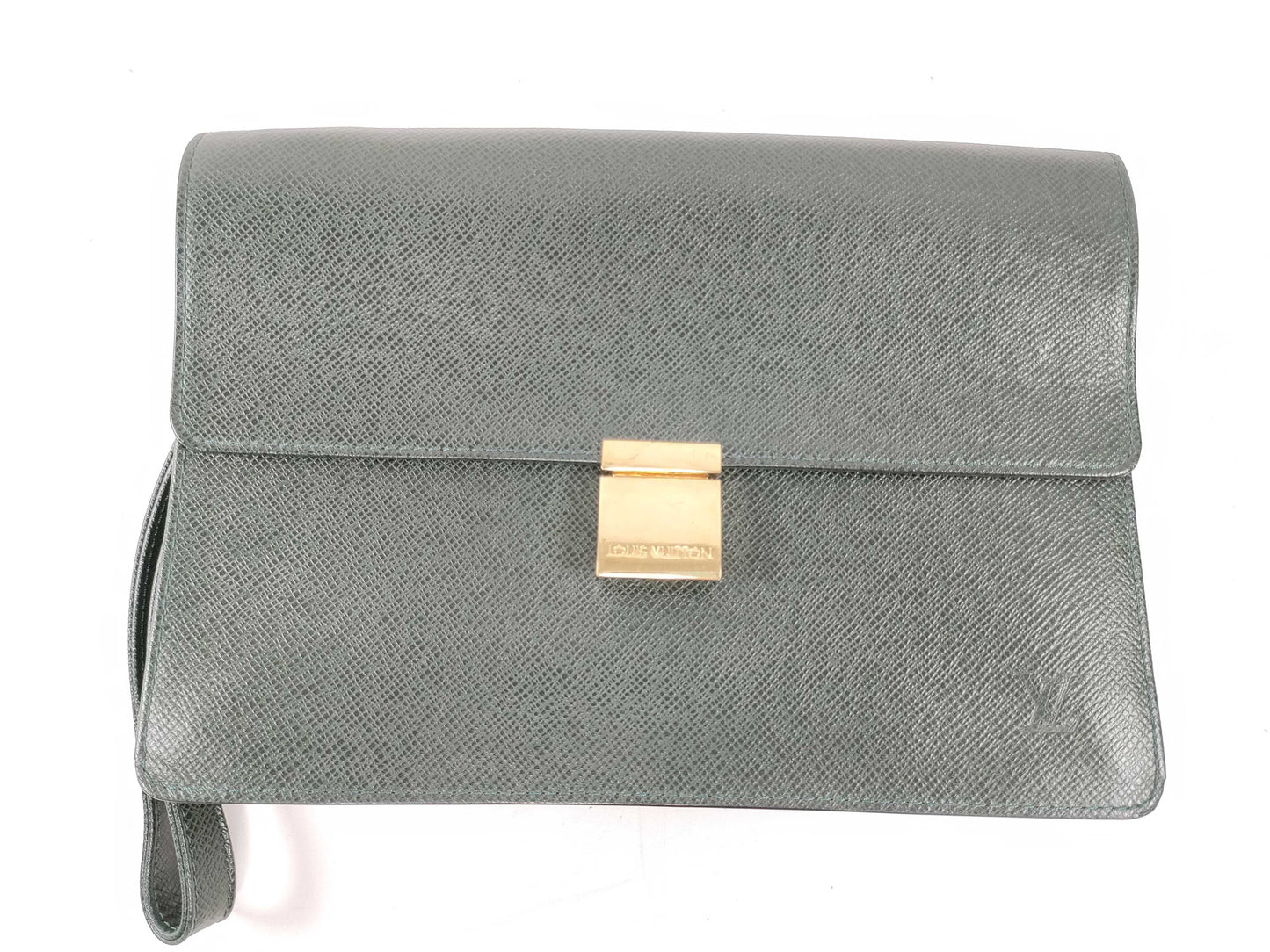 LOUIS VUITTON RFID Unverified CA 0061 Taiga LOUIS VUITTON Selenga Second Bag