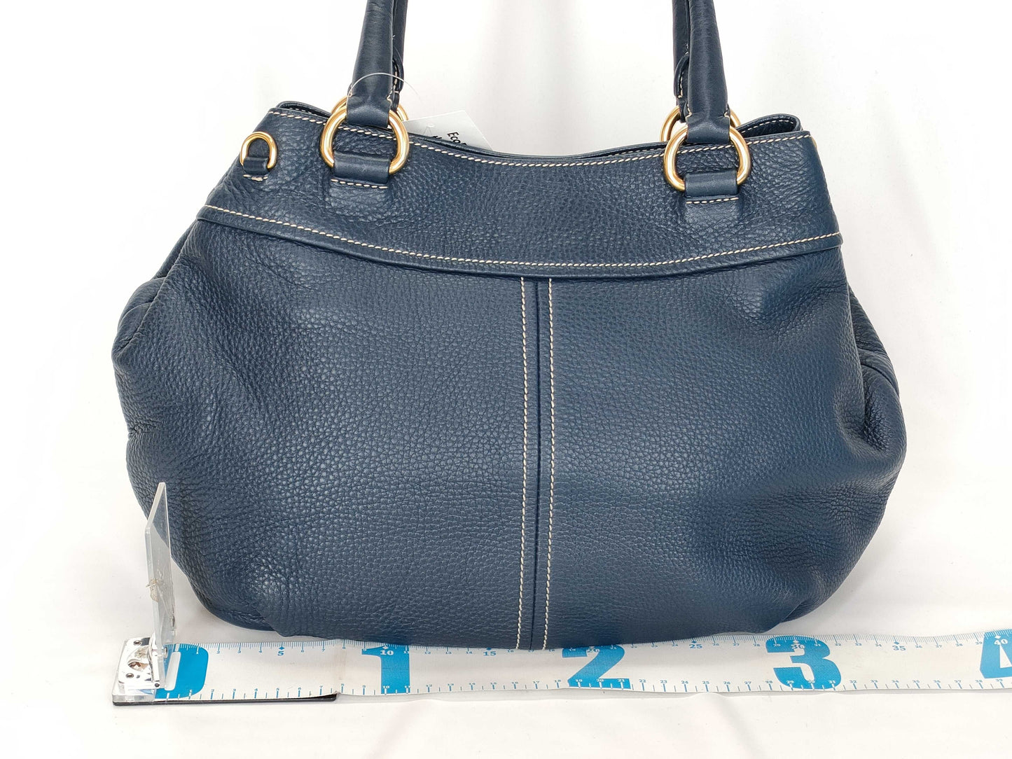 PRADA Vitello Navy Handbag