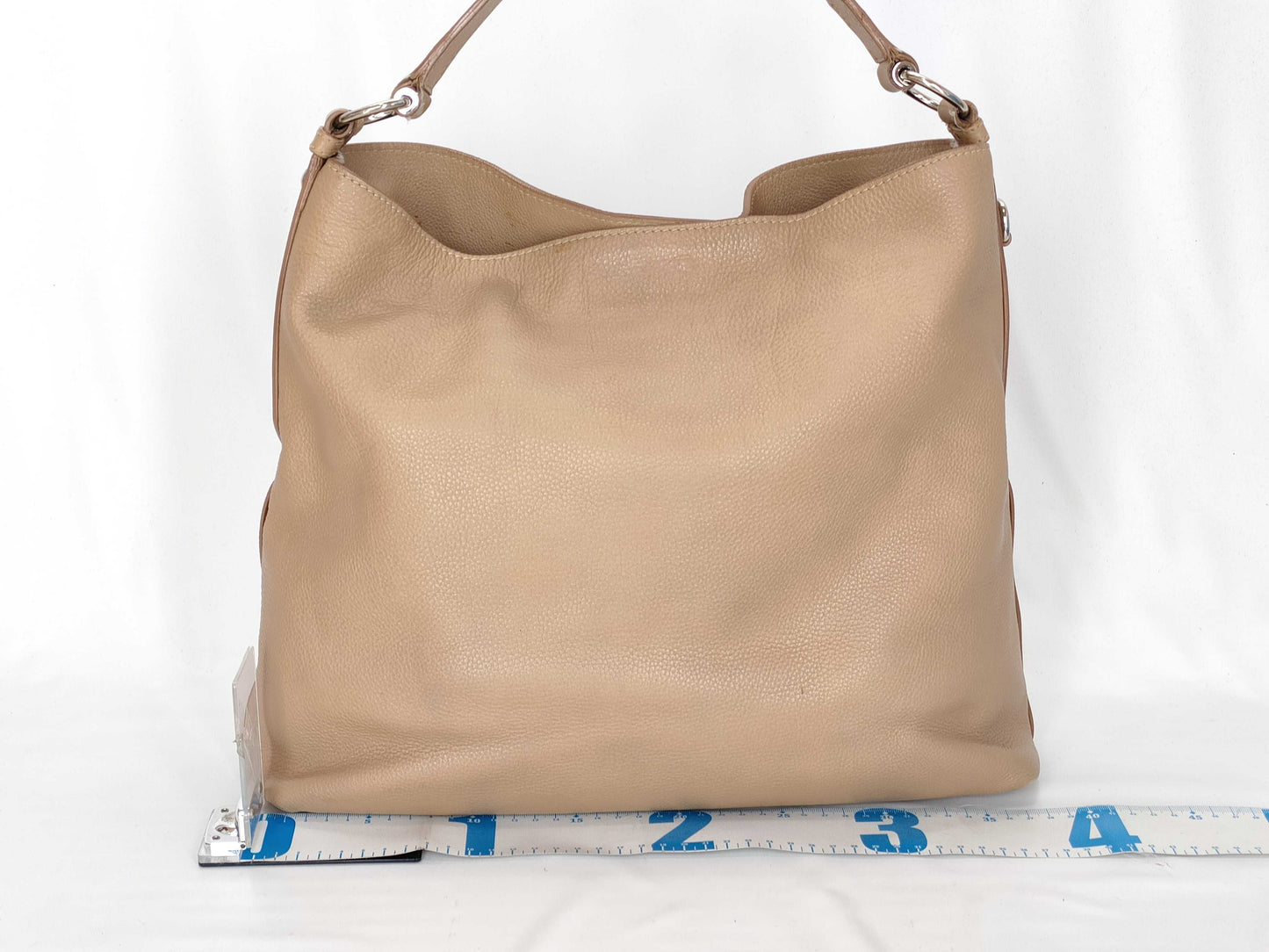 PRADA Vitello One-Shoulder Beige Shoulder Bag