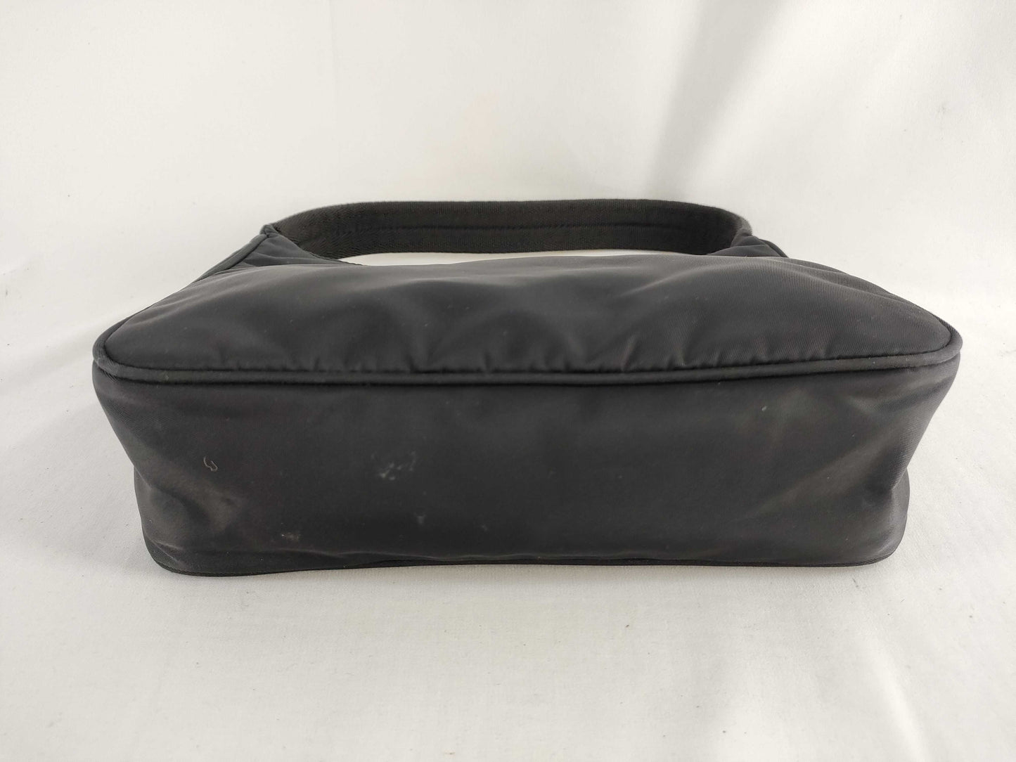 PRADA Prada Half Moon Accessory Pouch Black Pouch