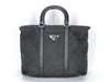 PRADA nylon Prada nylon calfskin black handbag