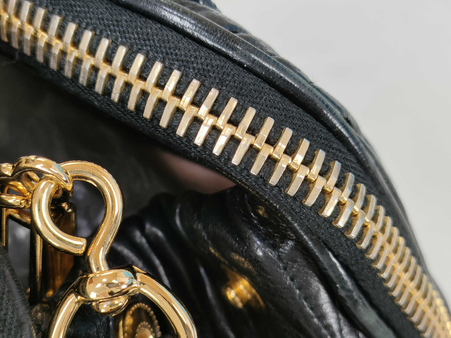 Miu Miu Matelasse 2-way Black Handbag