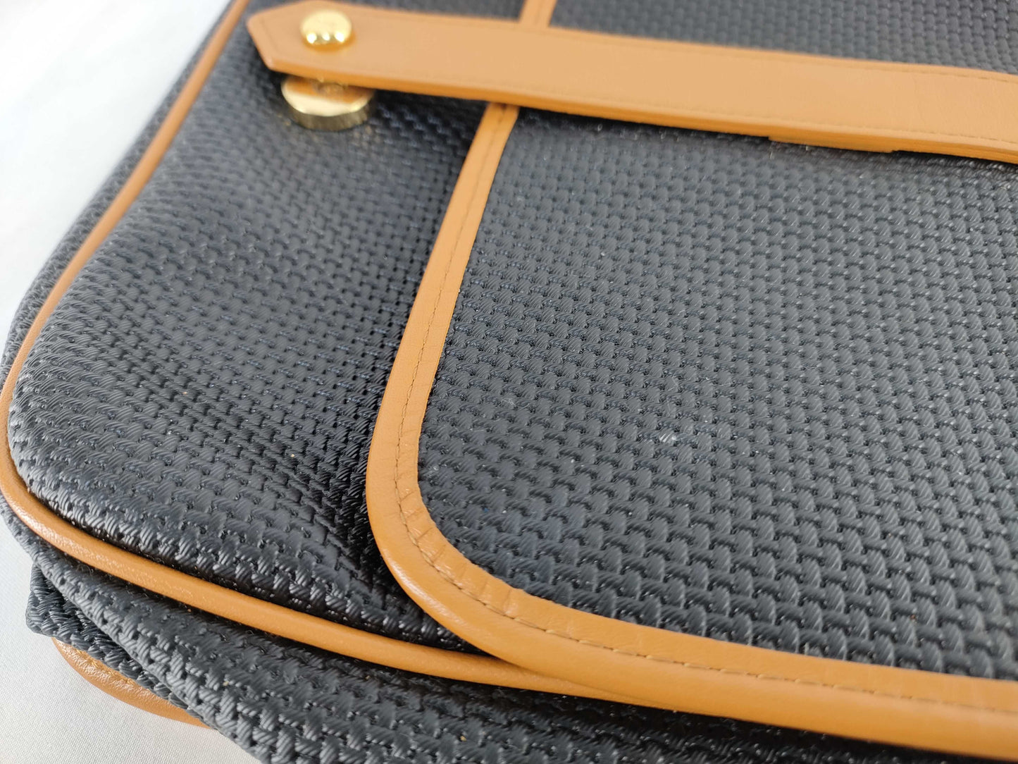 SAINT LAURENT Yves Saint Laurent Triangle Logo Shoulder Bag