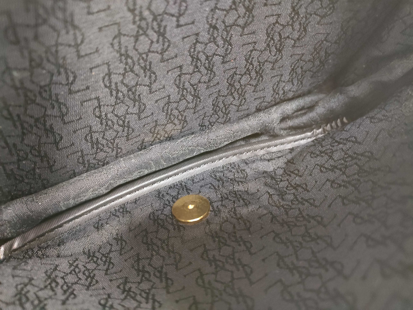 SAINT LAURENT Yves Saint Laurent Triangle Logo Shoulder Bag
