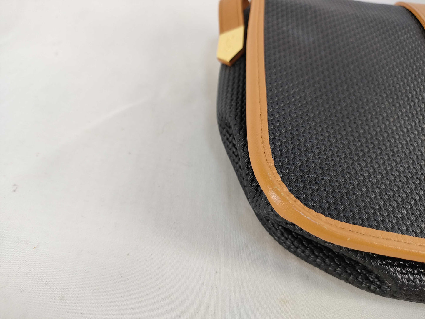 SAINT LAURENT Yves Saint Laurent Triangle Logo Shoulder Bag