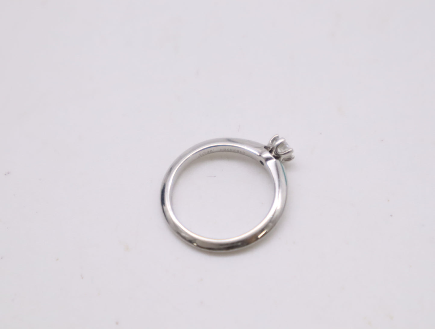 Tiffany & Co. Solitaire D0.20ct PT950 3.3g Ring