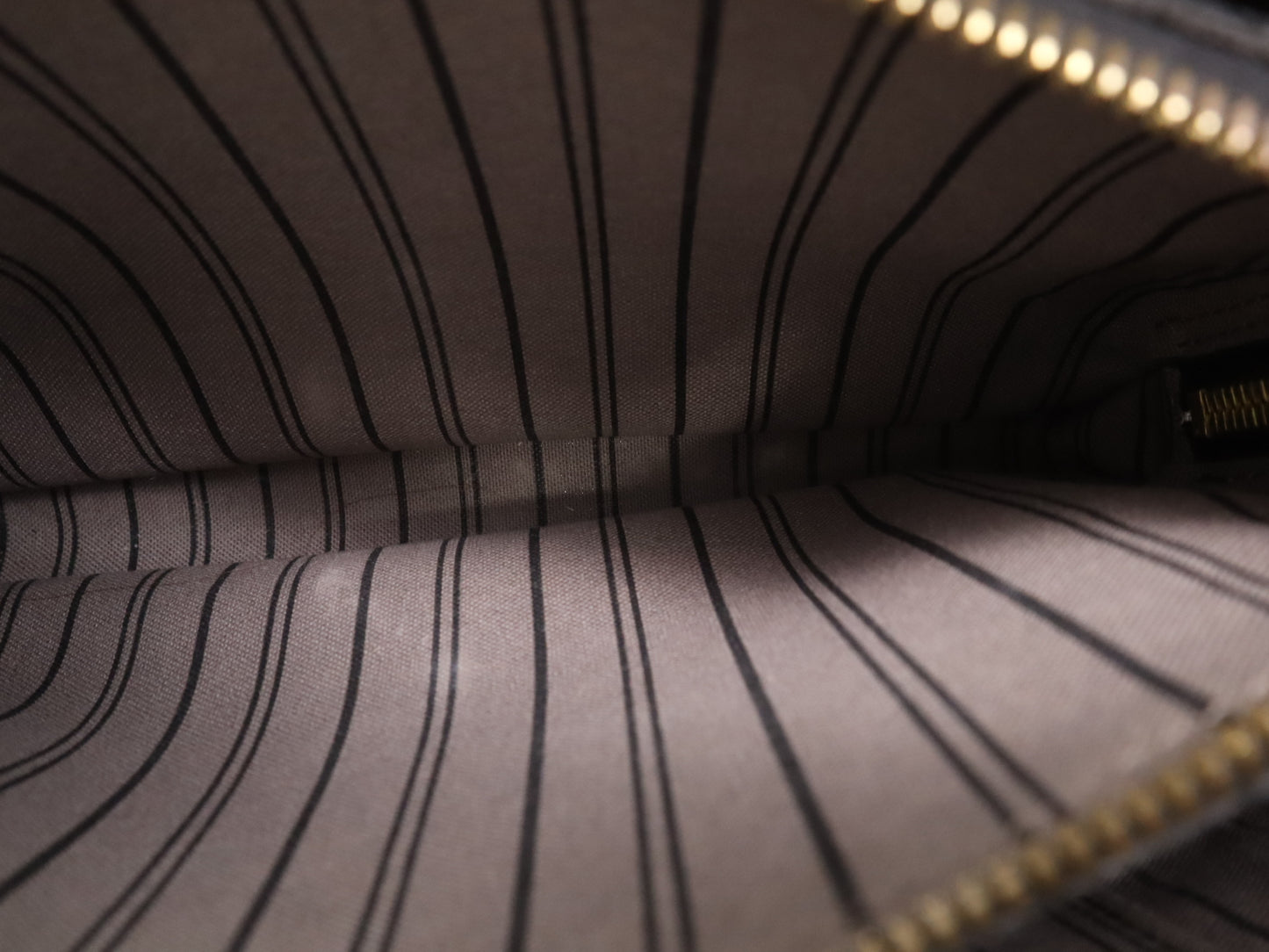 LOUIS VUITTON M41053 Monogram Empreinte Montaigne BB Noir Handbag with RFID Response Verified, SP3187