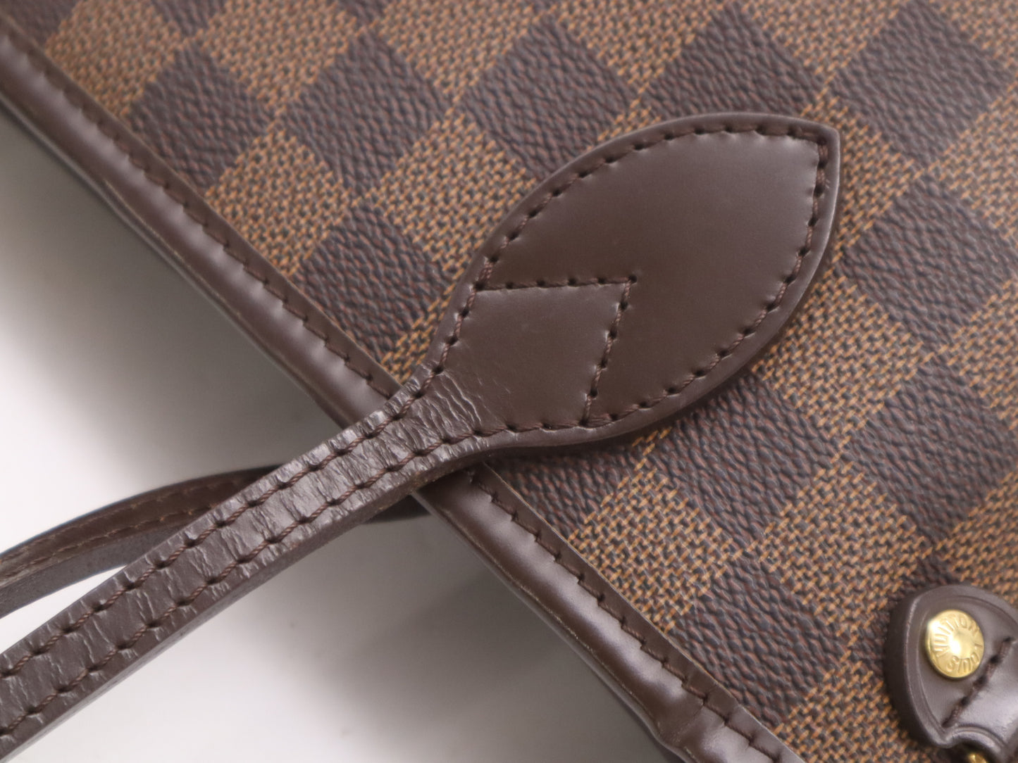 LOUIS VUITTON N51109 Damier Neverfull PM Old Model Handbag
