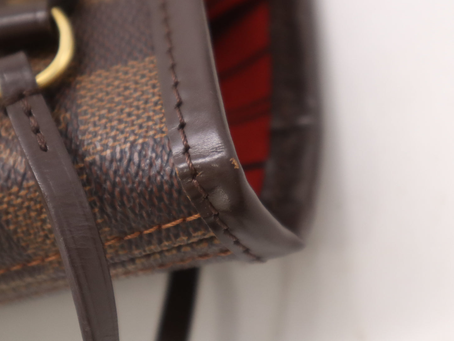 LOUIS VUITTON N51109 Damier Neverfull PM Old Model Handbag