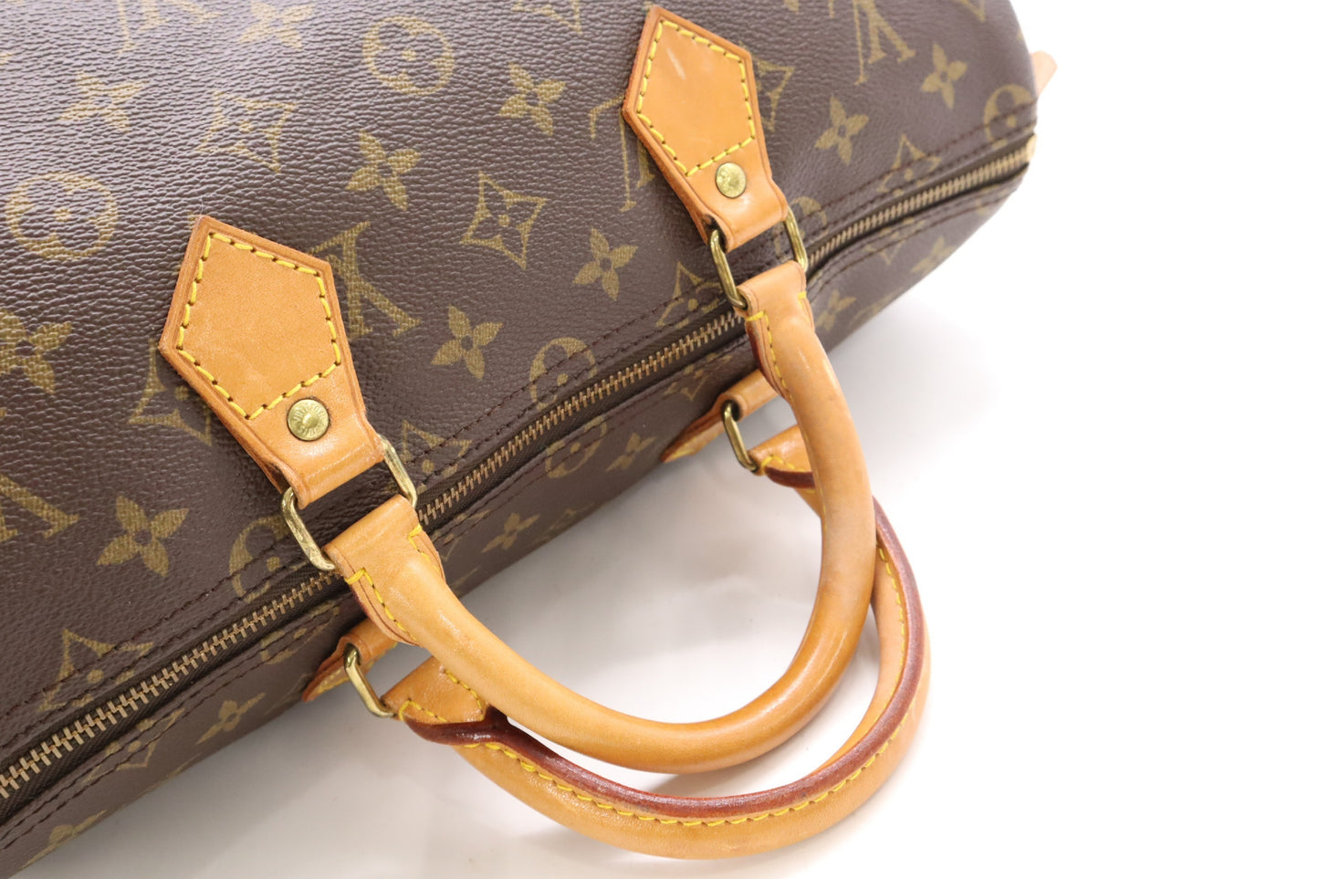 LOUIS VUITTON M41524 Monogram Speedy 35 Boston Bag
