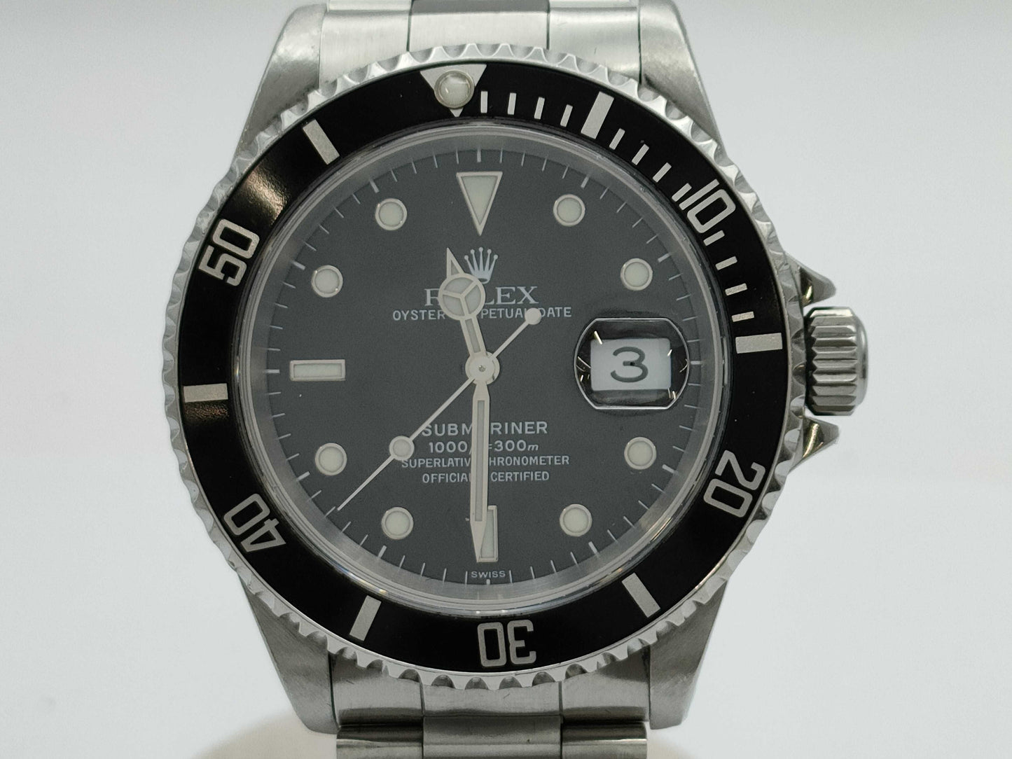 ROLEX Submariner 16610 A498041 Black Dial Men's Watch