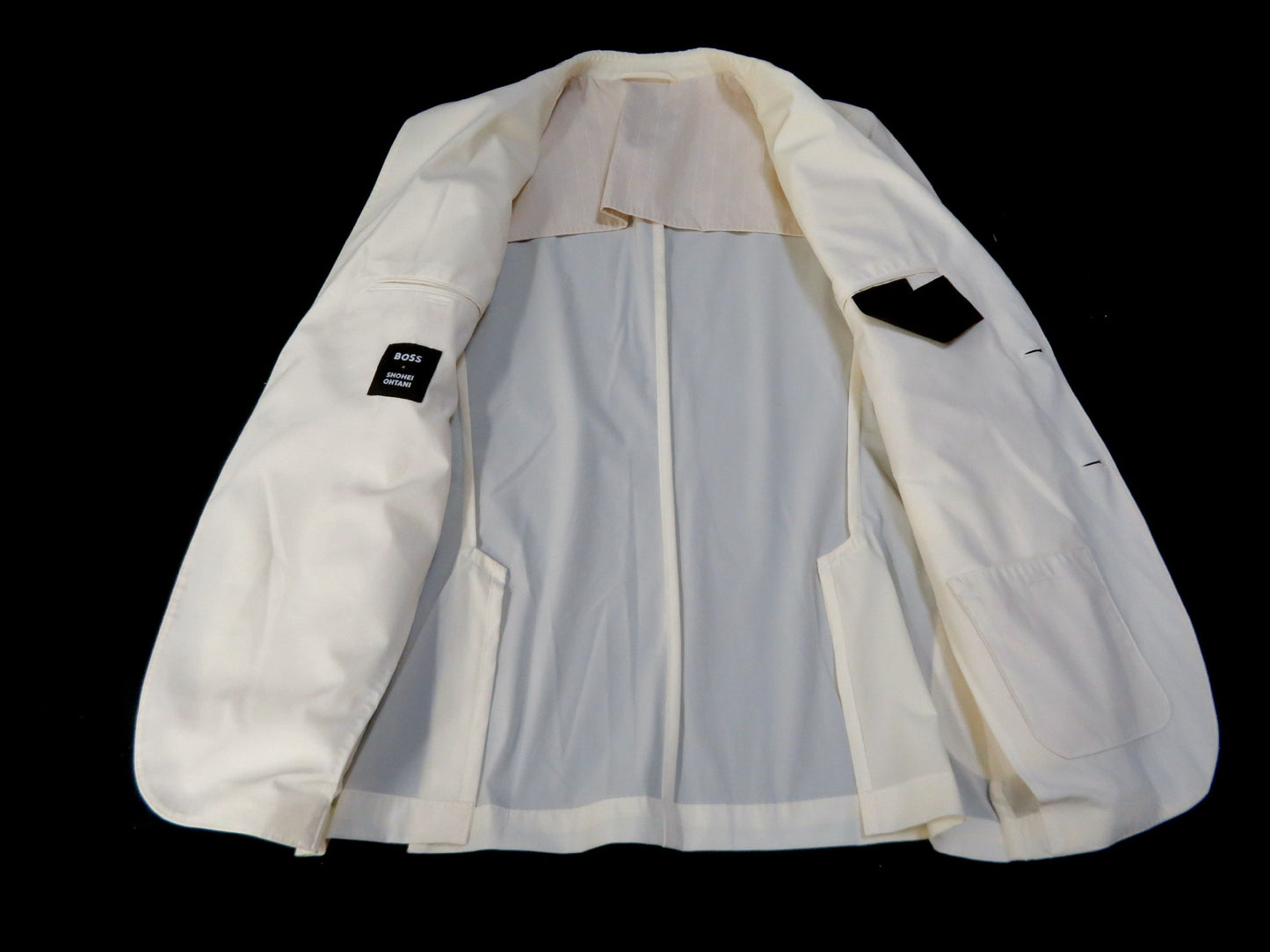 Shohei Ohtani model HUGO BOSS tailored jacket blazer white size 46 jacket
