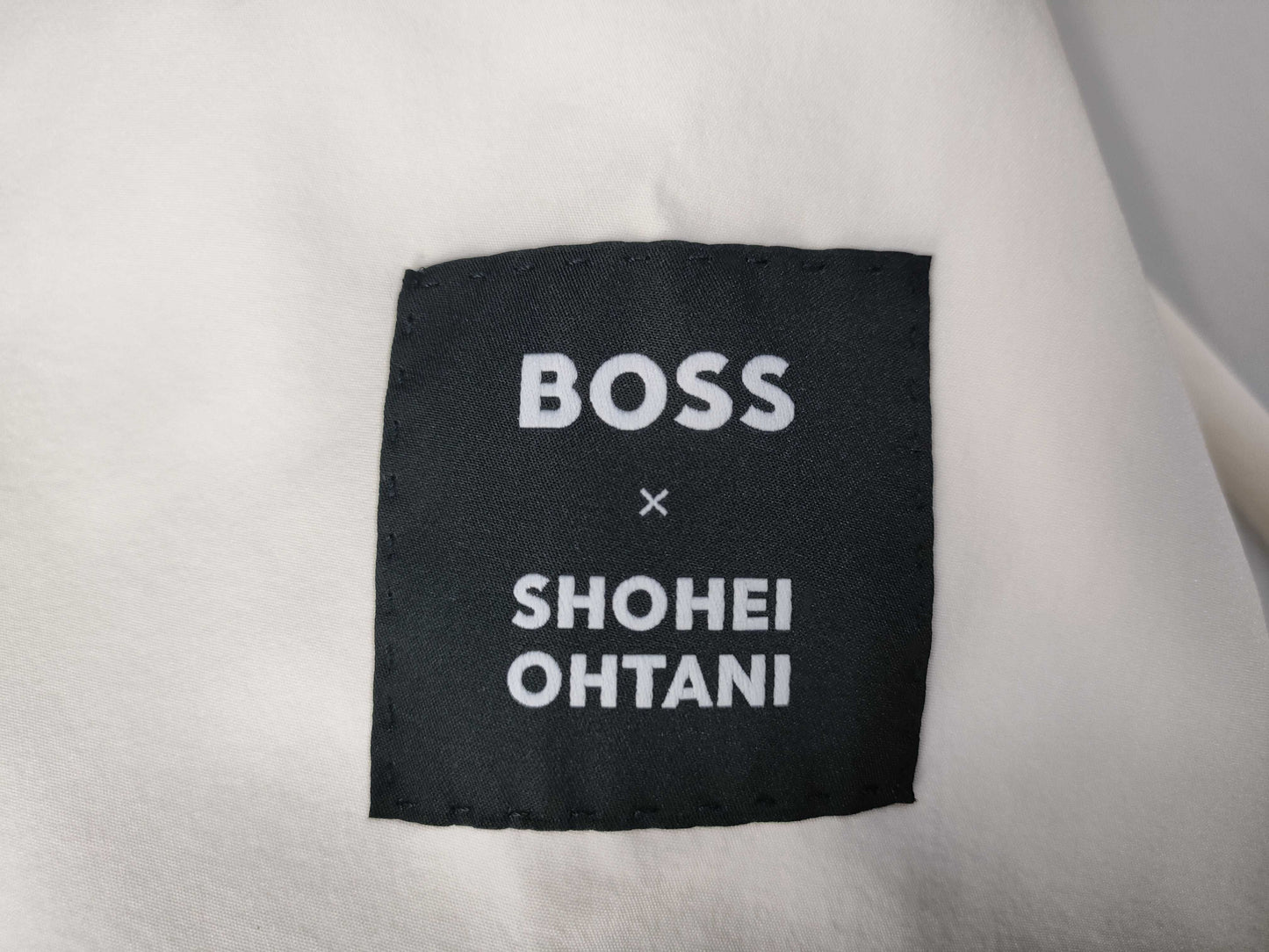 Shohei Ohtani model HUGO BOSS tailored jacket blazer white size 46 jacket