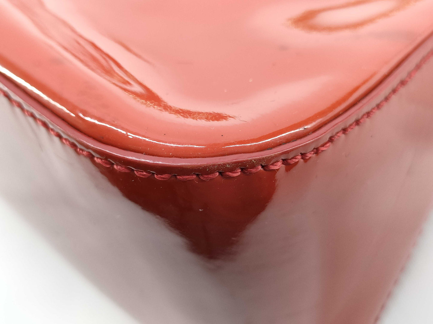 FENDI Mamma Bucket Patent Leather Red Handbag