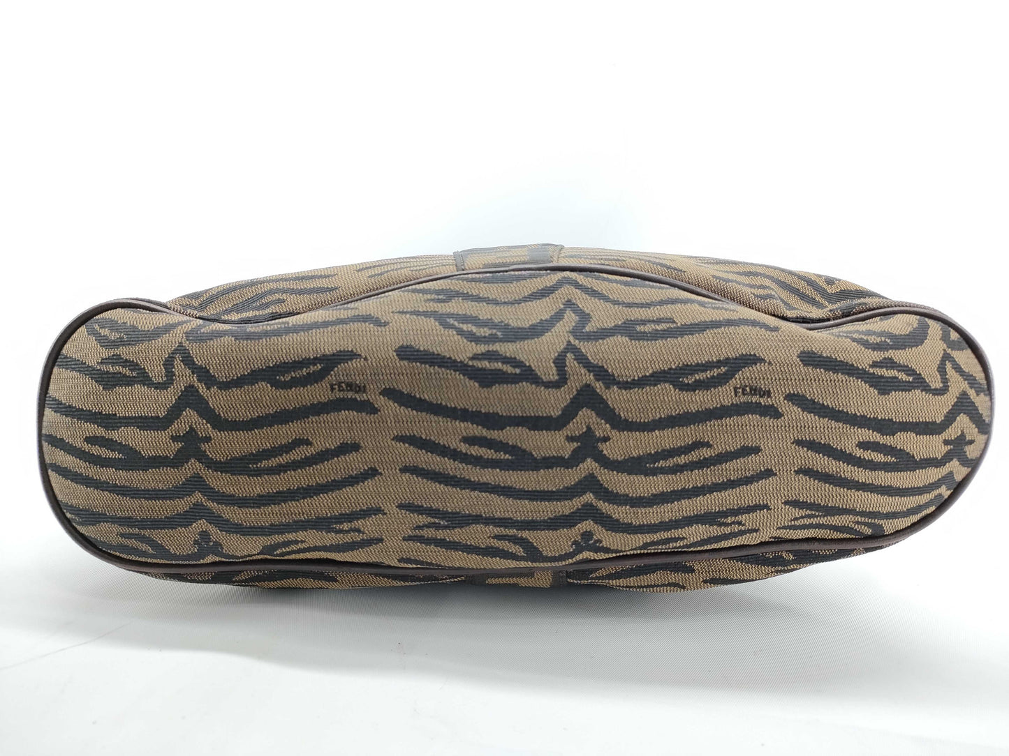 FENDI Zucca pattern zebra Zucca tote bag handbag