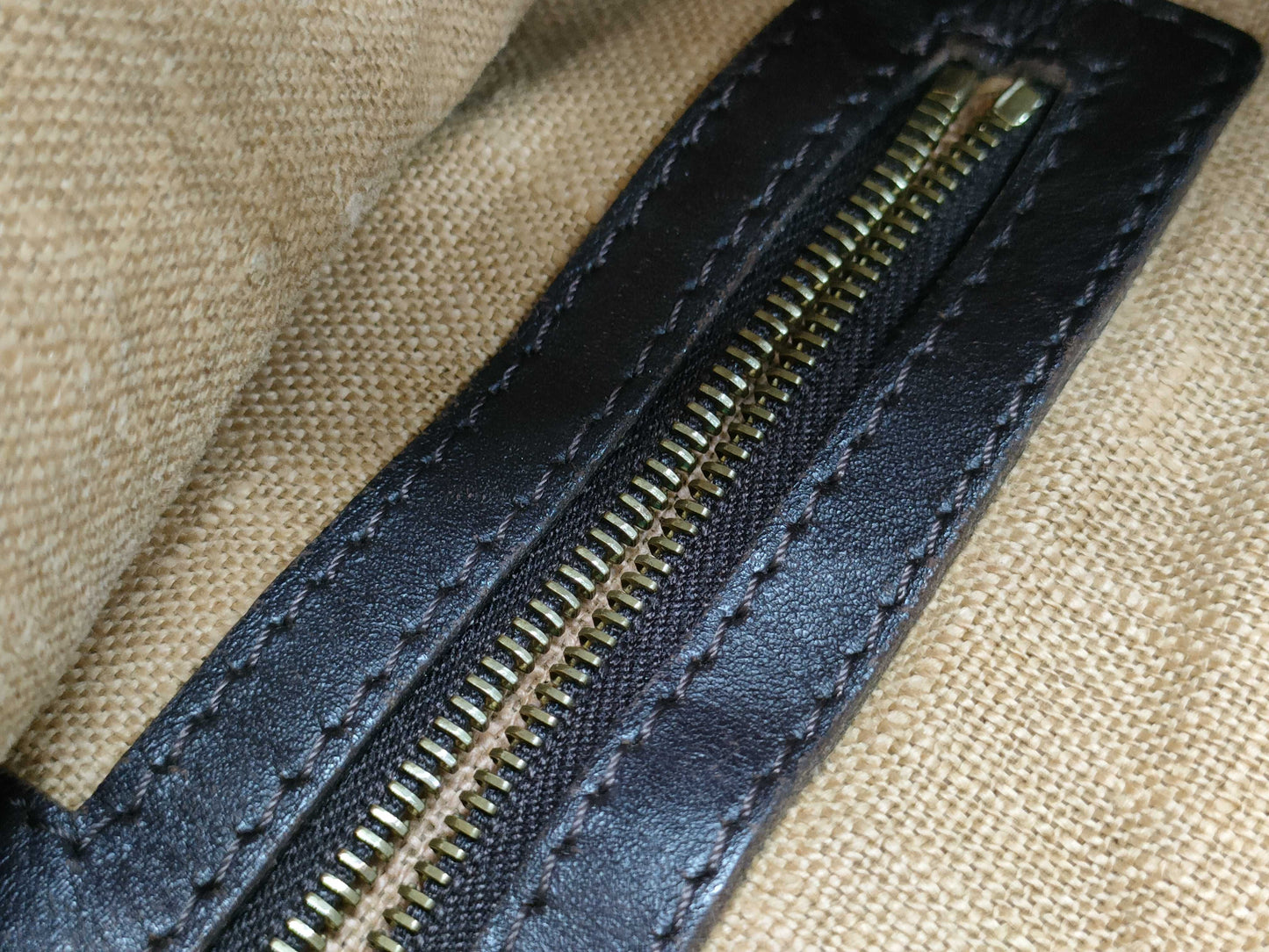 FENDI Zucca pattern zebra Zucca tote bag handbag