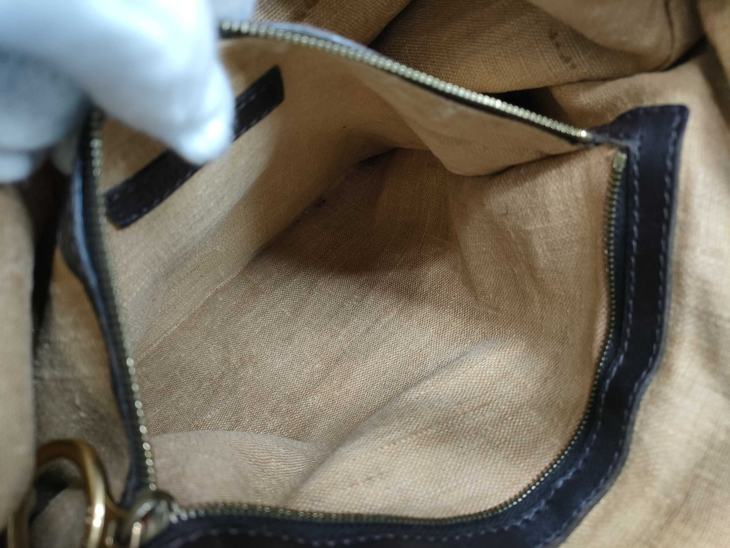 FENDI Zucca pattern zebra Zucca tote bag handbag