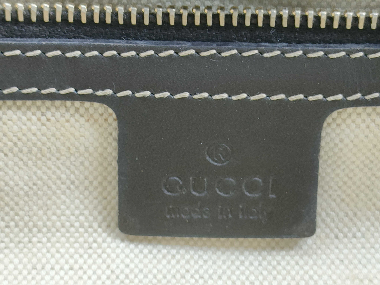 GUCCI GG Canvas GG Pattern Sherry Line Tote Bag