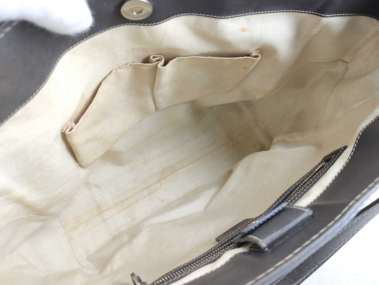 GUCCI GG Canvas GG Pattern Sherry Line Tote Bag