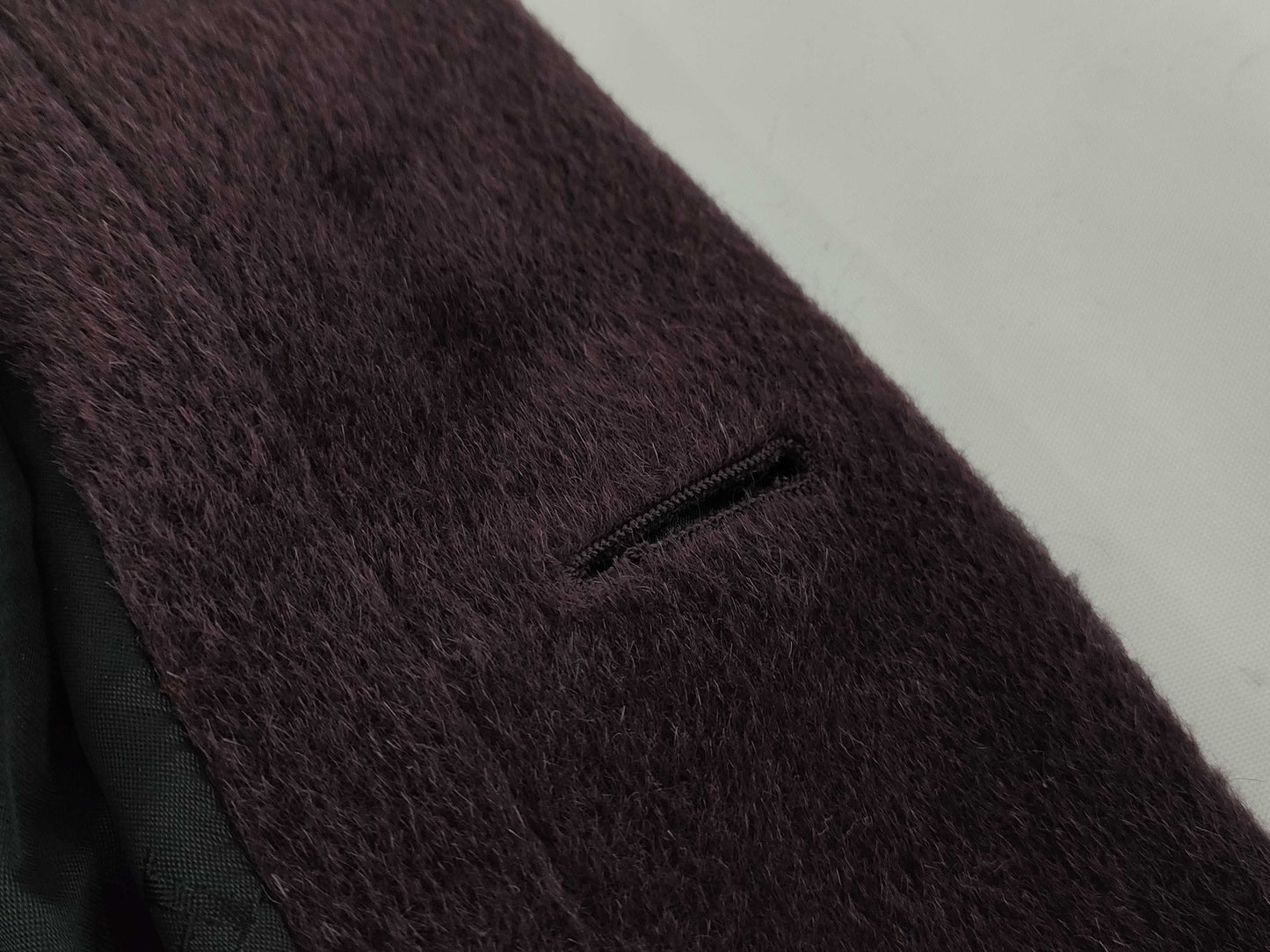 BURBERRY Prorsum Alpaca Fur Coat, Size 44