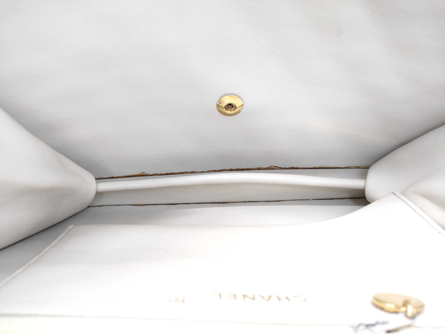 CHANEL Matelasse Beige Shoulder Bag