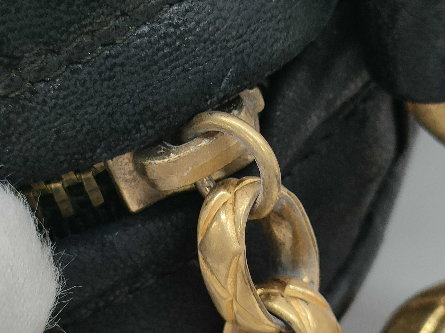 CHANEL Matelasse Chain Fringe Shoulder Bag