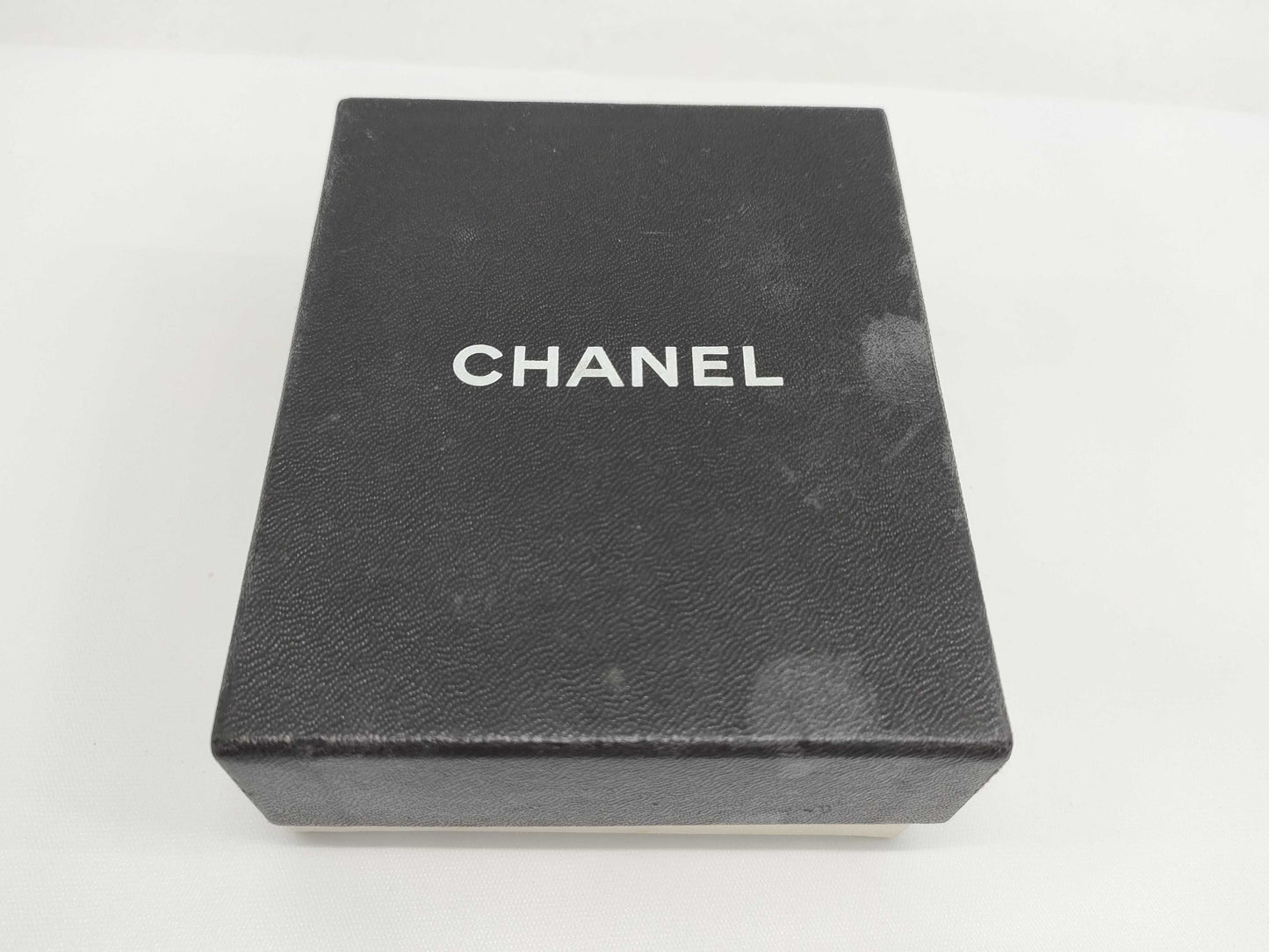CHANEL Lava Coco Mark Earrings