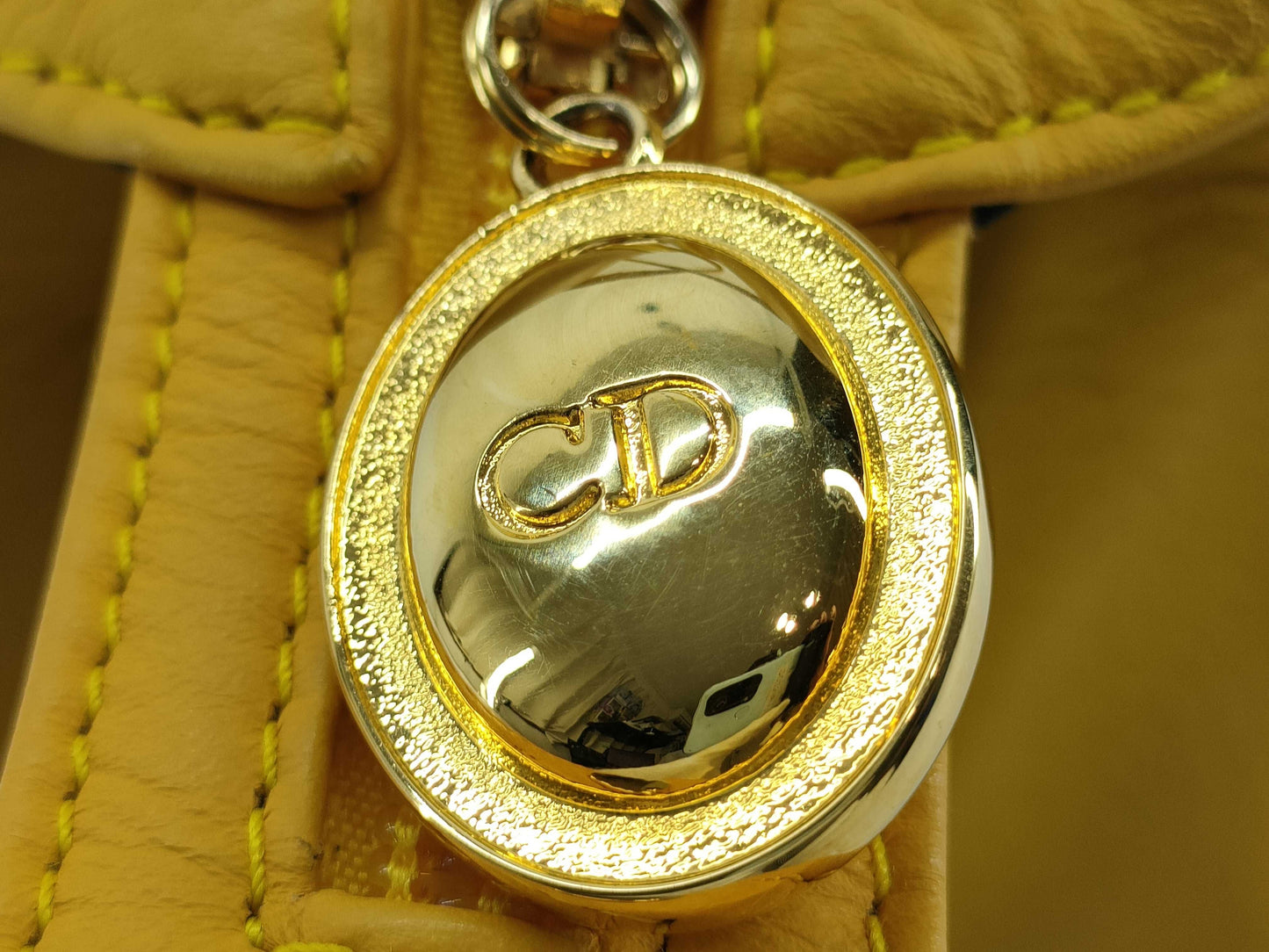 Dior Christian Dior Handbag Yellow Handbag