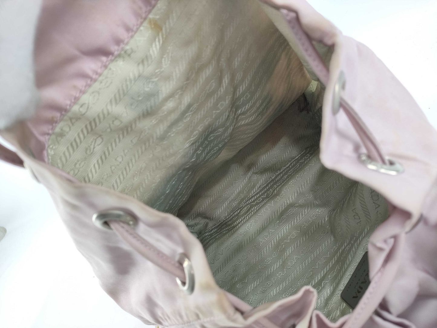PRADA Nylon Prada Backpack Pink Backpack