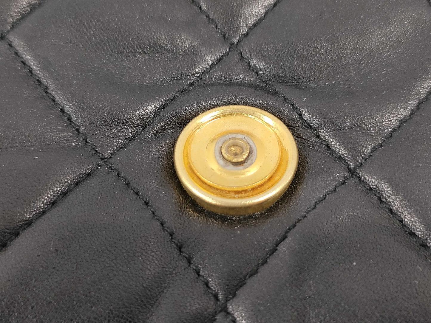 CHANEL Matelasse Chain Black Shoulder Bag