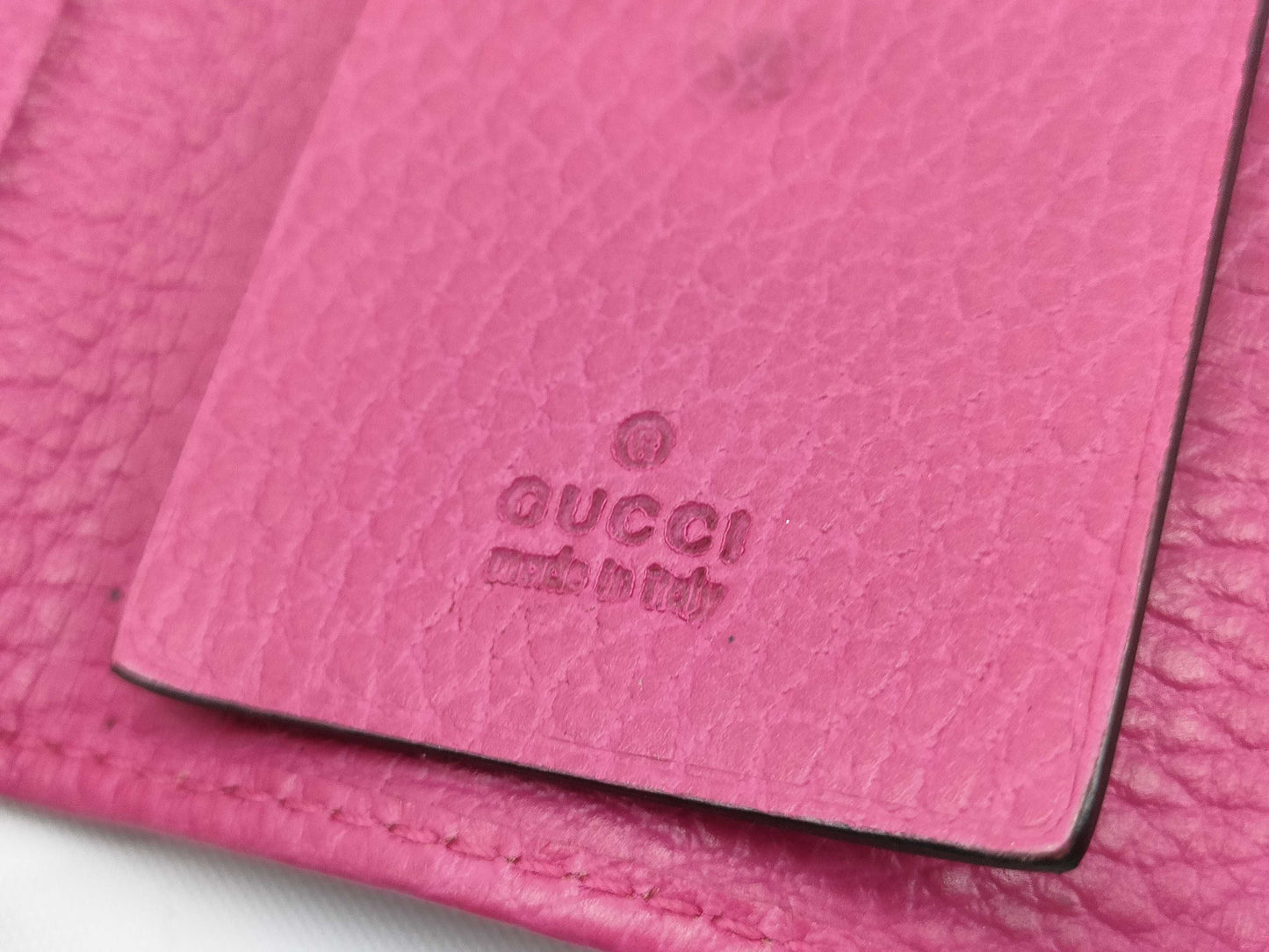 GUCCI GG Marmont Key Case, Pink