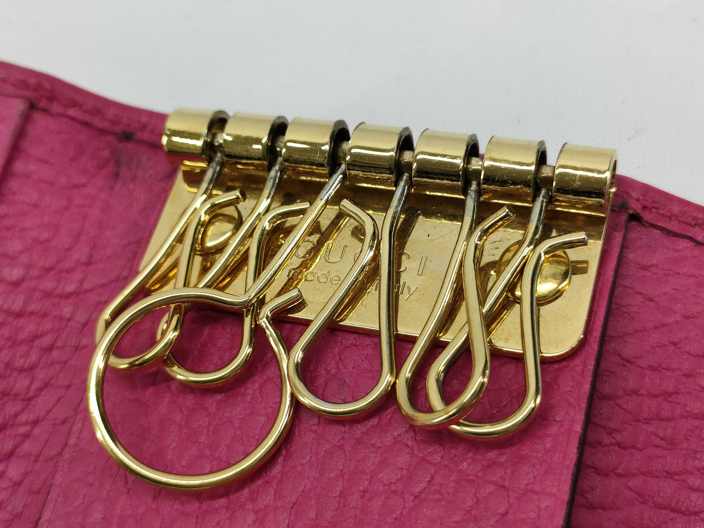 GUCCI GG Marmont Key Case, Pink
