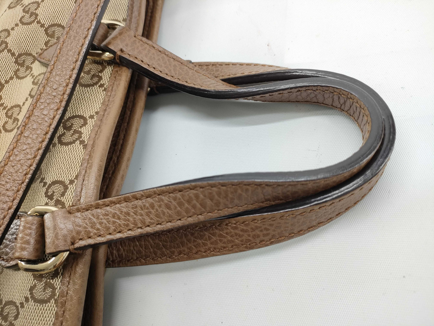 GUCCI GG Canvas Gucci GG Canvas 2-Way Handbag with Long Strap