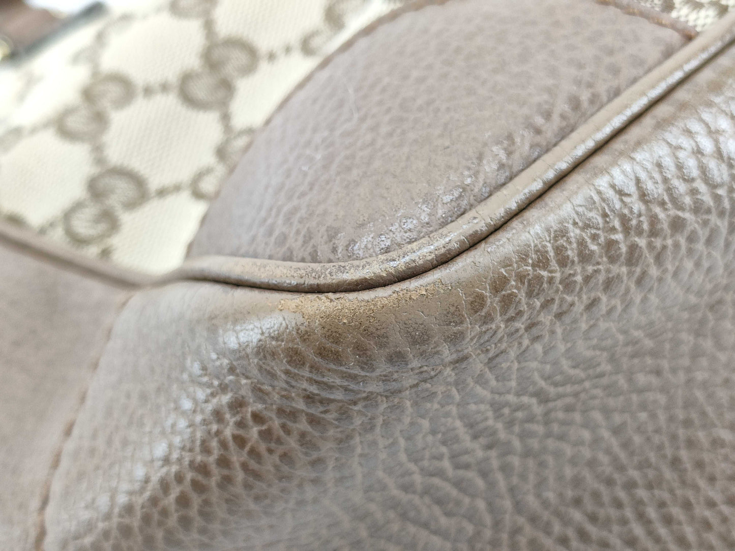 GUCCI GG Canvas Gucci GG Canvas 2-Way Handbag with Long Strap